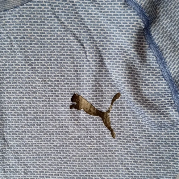 Puma Light Blue Performance Tee - Picture 2 of 6